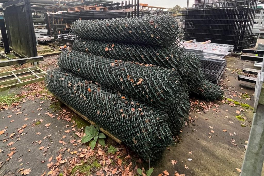 Groen gaashekwerk